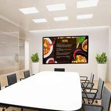150 Inch Projector Screen, Wrinkle-Resistant Foldable 16:9 HD 4K Portable Movie Screen, Suitable For Home Theater Indoor And Outdoor, Supports Double-Sided Projection (Includes Hooks) - View 7