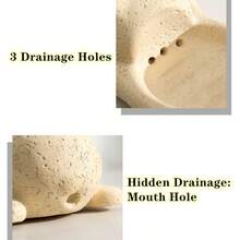 Resin Soap Holder With Drainage Holes Cute Cat Shaped Soap Dish Cat Soap Holder Bathroom Accessories Bathroom Organization Funny Gifts Cute Home Decor Cat Soap Dish Gift - 1pc - View 9