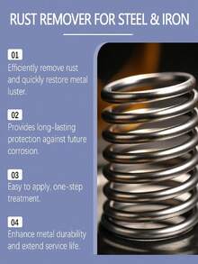 Rust Dissolving Gel - Thick Formula That Adheres To Vertical Surfaces, Ideal For Automotive Bodies, Tools, Pipes And Outdoor Equipment - Rust Remover - View 4