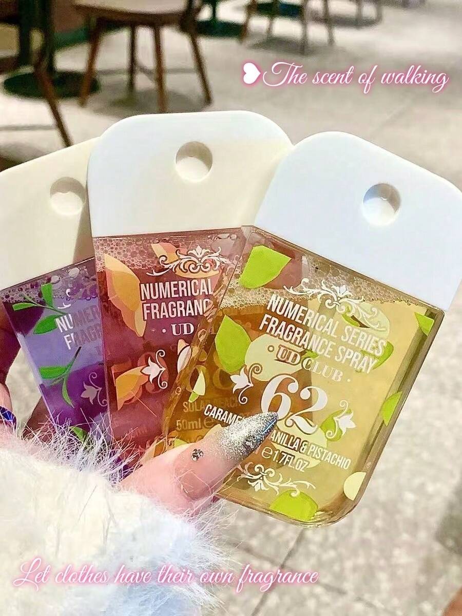 1PC 50ml Brazilian Fragrance Mist, Up To 5 Scents Available, Suitable For Indoor & Outdoor Air Freshening. This Multi-Layer High Mood Mist Has A Long-Lasting Natural Fresh Charm, Releasing Elegant Rio De Janeiro Vanilla, Coconut, Floral, Citrus - A - View 1