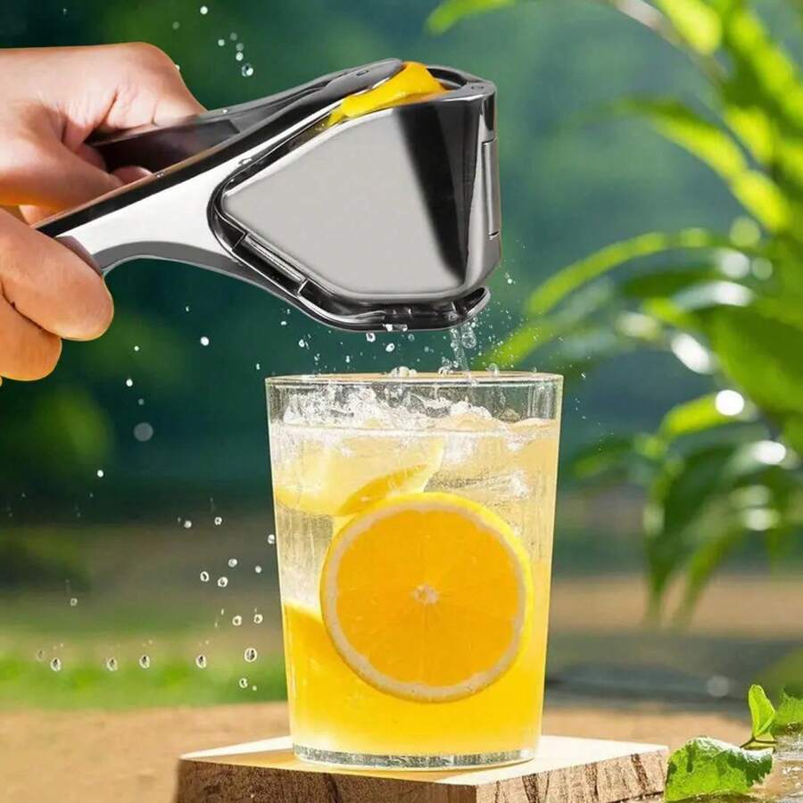 Arel Premium Stainless Steel Lemon Lime Squeezer, Professional Grade Citrus Juicer Press, Maximum Extraction Home Bar Essential - 1 - View 1