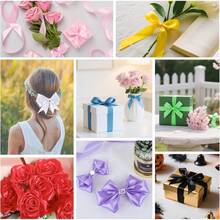 4pcs/40 Yards 4cm Wide Solid Satin Ribbon, Suitable For DIY Crafts, Gift Wrapping, Wedding Decor And Bow Making, Rose Bows, Party Decorations, Holiday Gifts - 4 Cm/1.5 Inches * 10 Yards/9.14 Meters - View 11