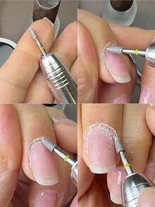 1/3/5/7件組專業精準美甲修剪鑽頭 - 極細磨粒（黃圈）適用於完美沙龍級前置準備，必備款 - 彩色 - 查看 4