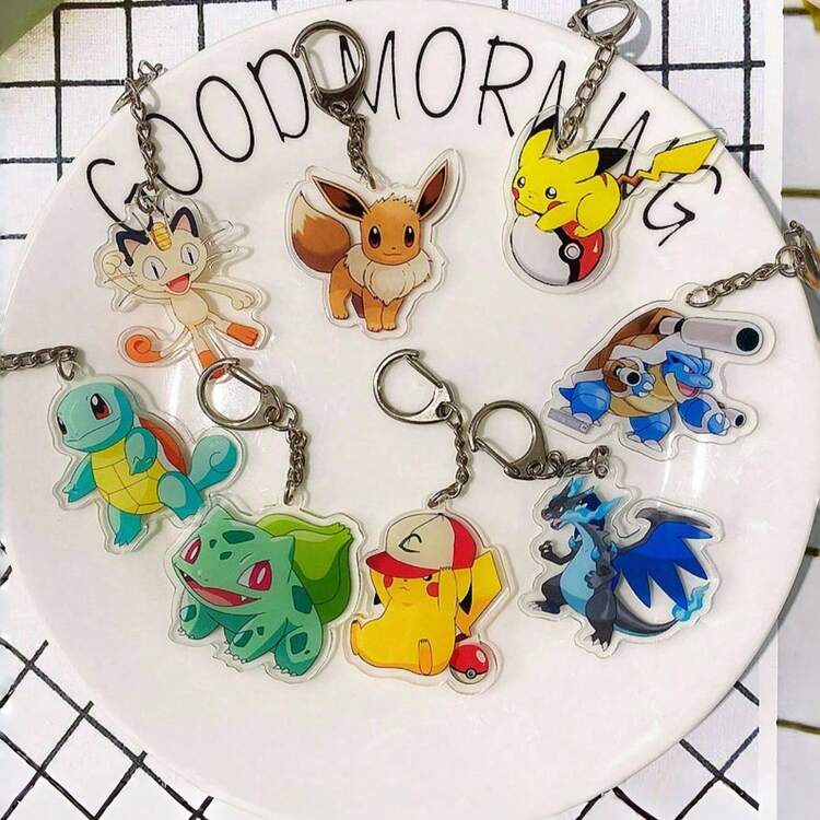 pokemon 1 chiếc móc khóa acrylic hình yêu tinh màu vàng, mặt dây chuyền hai mặt phong cách hoạt hình anime, phụ kiện DIY treo túi, quà tặng ngày lễ tuyệt vời cho bạn thân, trang trí không khí tiệc tùng, trang trí tiệc hoàn hảo, vật trang trí nhà cửa, trang trí phòng hoàn hảo, quà Giáng sinh, Valentine, quà sinh nhật, quà tặng bạn thân lý tưởng cho tiệc sinh nhật, quà lưu niệm, quà lưu niệm cho nữ, phong cách dễ thương, Valentine, quà tặng, trang trí, trang trí nhà cửa, quà Valentine - Nhiều màu - Xem 4