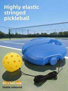 High Elasticity Pickleball Trainer, Outdoor Ball, Suitable For Beginners, Durable Indoor/Outdoor Training Aid, Pickleball Rebounder, Suitable For Individual Training - Multicolor - View 7