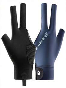 1pc F258 New Professional Snooker/Billiard Glove, Slip-Resistant, Breathable, 3-Finger Design For Competition - Multicolor - View 8