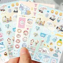 8pcs B Version Pattern Stickers, Suitable For DIY Scrapbooking And Personalized Daily Item Decoration - 8 Sets - View 4