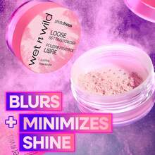 Wet N Wild Photo Focus Loose Baking Setting Powder, Highlighter Makeup, Fair To Medium & Tan Skin Tones - Translucent-Father's Day - Soft Pink - View 6