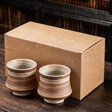200ml New Ceramic Coffee Cup, Handheld Mug, American Espresso Latte Art Cup, Coarse Ceramic Texture, Comfortable Grip, Heat Resistant, Easy To Clean, Vintage Afternoon Tea Cup, Minimalist Elegant, Hotel Homestay Couple Pair Cup, Home Office Water Cup Tea Cup, Perfect As A Gift - Multicolor - View 14