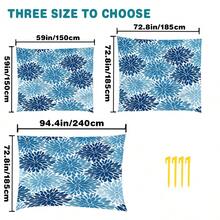1pc Oversized Minimalist Floral Sand-Proof Quick-Dry Beach Towel Mat, Suitable For 1-3 Adults - Lightweight, Durable Polyester Fabric - Perfect For Travel, Camping, Hiking And Leisure Beach Time, Beach Mat, Picnic Mat, Campsite Cover - Multicolor - View 3