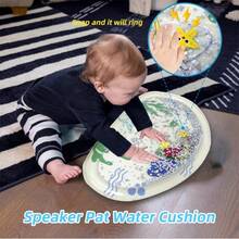 Inflatable PVC Baby Water Play Mat, Tummy Cushion For Toddlers, Early Education, Child Development, Activity Mat - PPD-nNJ - View 5