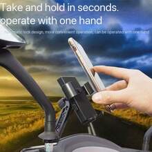 Car Phone Holder Multifunctional Car Phone Mount Durable Phone Dashboard Air Vent Smartphone Holder Bike Mount Outdoor, Bike ABS - Multiple Styles - View 3