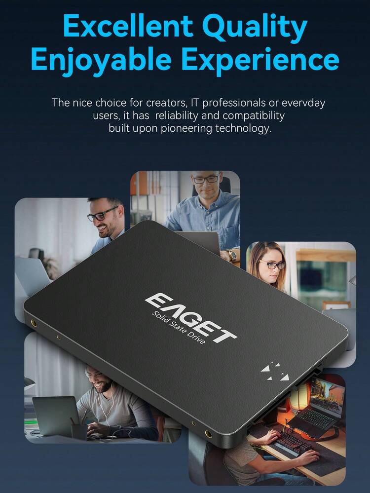 EAGET Portable Solid State Drive, 2T/1T/480GB/240GB/120GB SSD