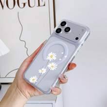 1pc Minimalist Fashion Sunflower Cat Cartoon Pattern Full Coverage Transparent Space TPU Anti-Fingerprint Phone Case Compatible With IPhone 16 Pro Max/16/16 Pro/16 Plus/11/15/15 Pro/15 Pro Max/12/13/14 Pro Max/XS/XR/11 Pro/11 Pro Max/12 Pro/12 Pro Max/13 Pro/13 Pro Max/7 Plus/14 Pro/14 Pro Max/14 Plus/7 Plus/8 Plus/8/SE2/12 Mini/13 Mini Hard Shell Anti-Yellowing - Multicolor - View 3
