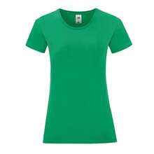 Fruit Of The Loom Womens/Ladies Iconic 150 T-Shirt - 凱利.格林 - 查看 1