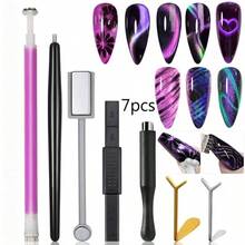 7 Pieces Nail Light Shadow Forming Tool Set, Multi-Shaped Metal ...