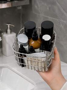 Estante de almacenamiento para baño/Estante de almacenamiento para encimera/Estante de almacenamiento para tocador/Almacenamiento de artículos de tocador/Almacenamiento de productos para el cuidado de la piel - Multicolor - Ver 4