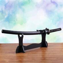 Floor Katana Sword Stand Real Size Japanese Katana Storage Shelf Samurai Sword Display Holder Rack Home Decoration Display Stand Organizer - -- - View 5