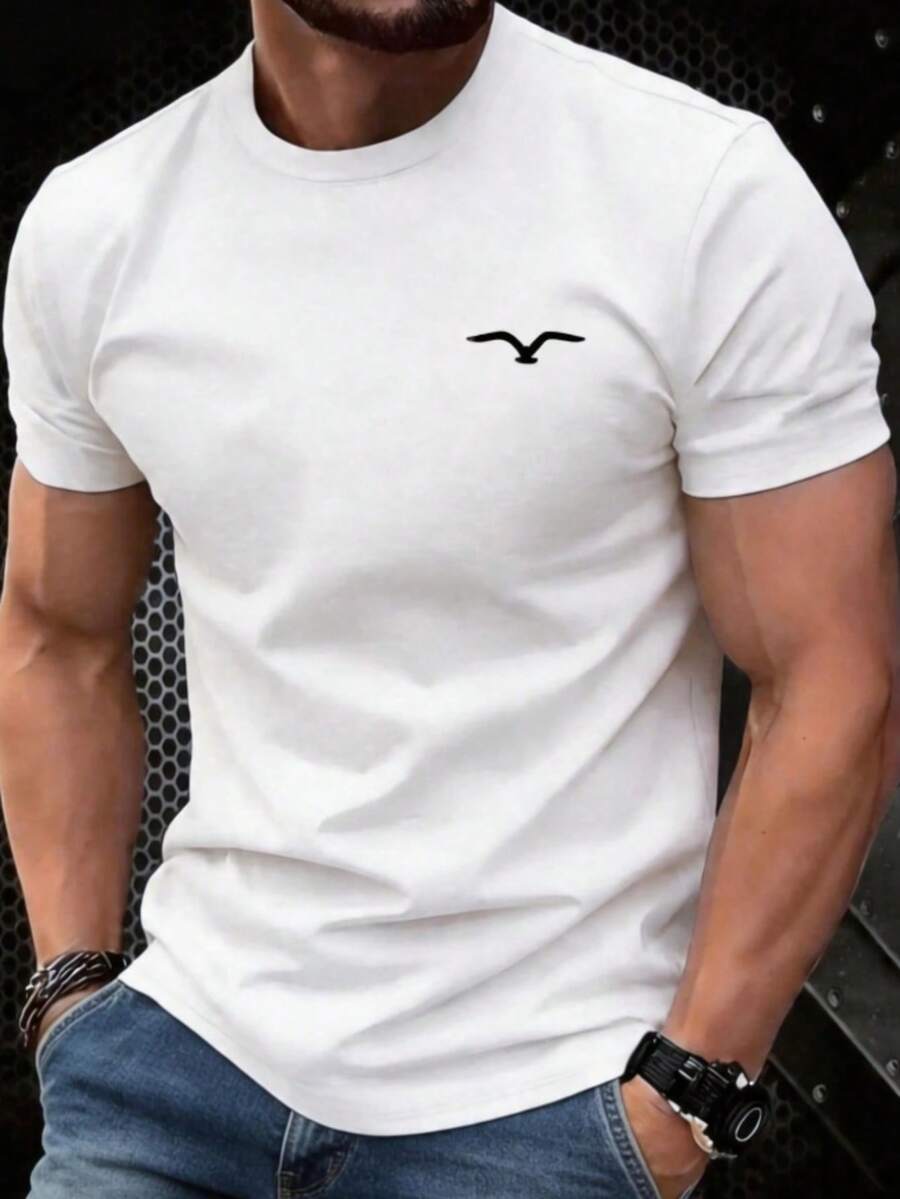 Men's T-Shirts, Gym, Leisure, Vacation, High-Quality Men's Shirts, Prints, Y2K Men's Clothing, Festival Sweatshirt, Men's Sets, Men's Gifts, Local Mexico - 白色 - 查看 1