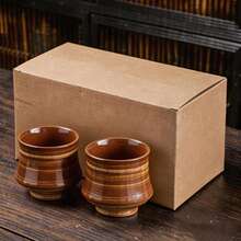 200ml New Ceramic Coffee Cup, Handheld Mug, American Espresso Latte Art Cup, Coarse Ceramic Texture, Comfortable Grip, Heat Resistant, Easy To Clean, Vintage Afternoon Tea Cup, Minimalist Elegant, Hotel Homestay Couple Pair Cup, Home Office Water Cup Tea Cup, Perfect As A Gift - Multicolor - View 16