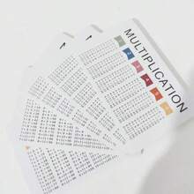 10pcs Multiplication Table Practice Cards Set - Color-Coded Multiplication Table With Answers - Suitable For Home Education, Classroom, Online Learning Flashcards - Portable Math Practice Cards, Ideal For Students And Teachers - Perfect For Mastering Multiplication Tables And Mental Math Skills - Includes 5 Sets Of Multiplication Learning Cards, Suitable For Home Education - A - View 4