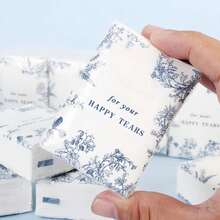 OBOVAY 25PCS/Set 50PCS/2set Elegant Floral Tissue Paper Packaging - Soft Wedding, Birthday, Party Favors - Printed With "Tears Of Joy" - Perfect For Bride, Groom, Guests - Can Be Used As Table Decor And Gift Favors - Suitable For Wedding, Birthday Party, Celebration, Wedding Gift, Celebration Essentials, Wedding Decor, Wedding Accessories - Multicolor - View 1