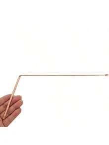 99.9% Copper Dowsing Rods Kit With 1 Copper Pendulums - Divination Rods With Box, Ghost Hunting, Water Divination, Spirit Hunting, Find Energy Or Hidden Objects - Cylinder +  + Wooden Disc - View 5