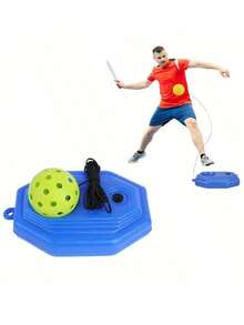 High Elasticity Pickleball Trainer, Outdoor Ball, Suitable For Beginners, Durable Indoor/Outdoor Training Aid, Pickleball Rebounder, Suitable For Individual Training - Multicolor - View 11
