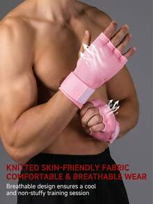 Long Boxing Bandages, Unisex, With Thick Elastic Lining To Protect Hands, Suitable For Muay Thai, MMA, Kickboxing, Martial Arts And Boxing Training - Multicolor - View 4
