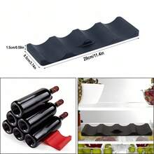 1/2 Packs Foldable Silicone Wine Stacker Set, Beer Can Rack Wine Bottle Holders Bottle Stacking Mat Wine Holder Holder Rack To Stack Bottles, Cans, Beer, Soda - Multicolor - View 3