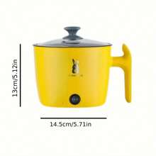 SOKANY Electric Mini Pot, Non-Stick Portable Pot, Fast Cooking, Adjustable Power, Suitable For Dorm, Kitchen Essential - Yellow - View 13
