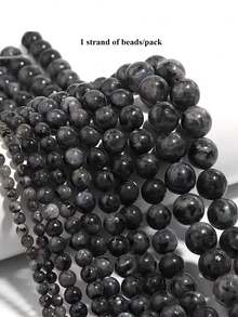 1 String Natural Black Hematite Round Beads 4/6/8/10mm Loose Beads, Suitable For DIY Jewelry Making Bracelets Earrings Accessories - Multicolor - View 8