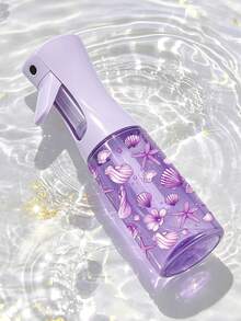Starfish Shell Pattern PET Material Refillable Travel Spray Bottle, Professional High Pressure Atomization Spray Bottle, 200/300ml High Pressure Continuous Automatic Airless Fine Mist Sprayer, Hair Styling Tool, Hair Care Product, Accessory, Travel Essential - Multicolor - View 7