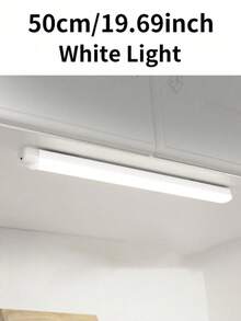 1件裝 LED 感應燈，無線 LED 夜燈，可充電櫥櫃衣櫃燈，廚房樓梯背光燈，智能 LED 感應燈，露營車照明燈管燈具，USB 充電，內置鋰電池，感應式易安裝，適用於衣櫃、櫥櫃、臥室、浴室、樓梯等 - 白色 - 查看 13