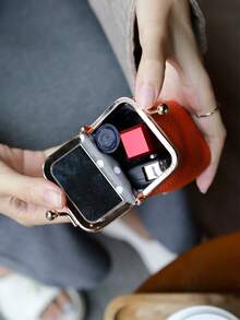 Kissing Clasp Lipstick Storage Box Coin Purse, Lightweight Mini Wallet, Women's Daily Carry And Travel Gift - Multicolor - View 9