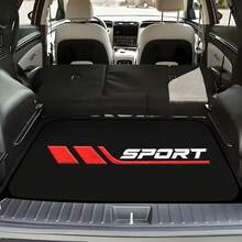 1pc/4pcs Car Floor Mats & Trunk Mats, Car Interior Mats, Car Protection Mats, Polyester Material, Red SPORT Printed Style, Suitable For Truck/Sedan/SUV - Red SPORT - View 10