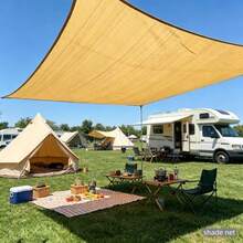 2x10m Large Area Shade Cloth Sunshade Fabric 80% Shading Rate With Grommets, Beige Privacy Screen For Gazebo, Patio, Pergola, Outdoor Shade Cover, Shade Sail For Garden, Balcony, Courtyard, Deck, Porch, Multiple Sizes Available, Suitable For Beach Use - Multicolor - View 8
