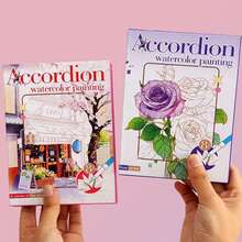 1pc Magic Water Picture Books, Reusable Magic Drawing Books And Pens,Activity Books, Random Color Pens - Color - View 9