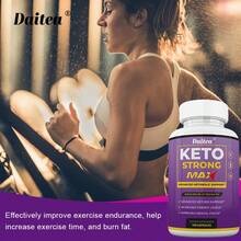 Bunkell 2 Bottles Of Ketosis Support - Maximum Ketone Capsules - With Apple Vinegar - 240 Capsules - 2瓶 - 查看 3