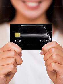1pc Black Racing Credit Card Cover Sticker Protective Card Sleeve, PVC Material Anti-Fingerprint Durable Scratch-Resistant Wear-Resistant Skin, Party Birthday Gift, Suitable For Men And Women, Small Chip Card, Bank Card, Credit Card, Transit Card, Key Card, Student Campus Card Personalized DIY, Privacy Protection - Multicolor - View 11
