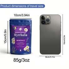MYRRHALIA 85g/3oz 洋甘菊精油薰衣草精油 艾普森鹽 旅行裝 DIY 磨砂鹽 夏季身體磨砂 茶樹精油 乾性身體磨砂 沐浴浸泡 艾普森鹽足浴 男士女士 純淨保濕 含紅沒藥醇 浴室用 - 薰衣草 - 查看 4