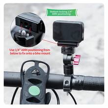 Adaptador de aleación de aluminio de liberación rápida 4 en 1 con interfaz Arri 1/4, montaje rápido magnético, riel Arca magnético, accesorio de expansión compatible con Action 6/Nano - Ver 7
