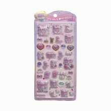 Nuevas pegatinas de cristal en relieve 3D con diseño de conejo pequeño y lindo, pegatinas de relieve sólido de personajes para álbum de recortes infantil, decoración de funda de teléfono, intercambio y colección de pegatinas, adecuadas para niños, estudiantes y adultos, regalo de vacaciones, regalo de cumpleaños, regalo del Día del Niño, regreso a la escuela, regalo de temporada de graduación, recuerdo de fiesta, libro de pegatinas de conejo de pasillo, juguete de pegatinas de cristal en relieve de dibujos animados - Multicolor - Ver 5