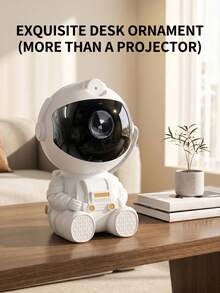 Lampe de projection de galaxie d'astronaute - Lumière de ciel étoilé et de nébuleuse, télécommande portable, alimentée par USB, gradable, changement de couleur, décoration de bureau, capteur infrarouge, convient pour la salle de jeux/la salle de cinéma maison/la décoration de plafond - Multicolore - Voir 5