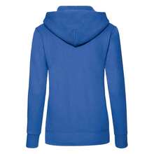 Fruit Of The Loom Classic Lady Fit Hooded Sweatshirt - Royal Blue - View 2
