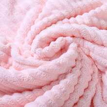 1pc Candy Striped Coral Fleece Towel, Quick-Drying Bath Towel, Thickened Absorbent Non-Shedding Towel - Multicolor - View 4