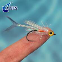 ANFS 4pcs Fly Fishing Lure Set, Trout Fly Lure Set, Hand-Tied Fly Fishing Lures With Storage Box, Fishing Bait - Multicolor - View 8