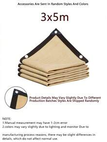 2x10m Large Area Shade Cloth Sunshade Fabric 80% Shading Rate With Grommets, Beige Privacy Screen For Gazebo, Patio, Pergola, Outdoor Shade Cover, Shade Sail For Garden, Balcony, Courtyard, Deck, Porch, Multiple Sizes Available, Suitable For Beach Use - Multicolor - View 16