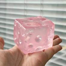 1pc Random Color Large Glacier Cheese Squishy - Malt Cheese Squishy - Super Soft Texture Squishy - Stress Relief Toy - Handheld Squeeze Stress Relief Toy - A - View 6