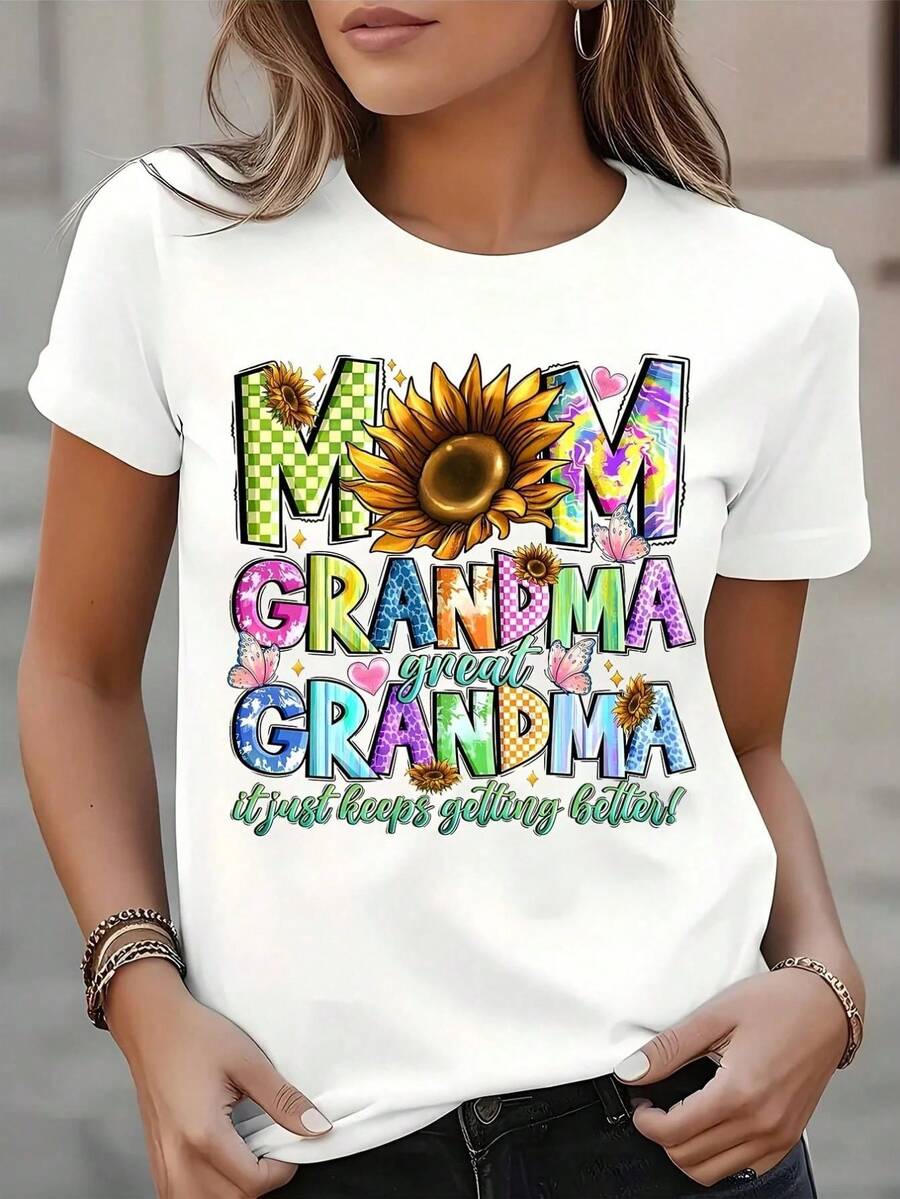Camiseta manga corta cuello redondo